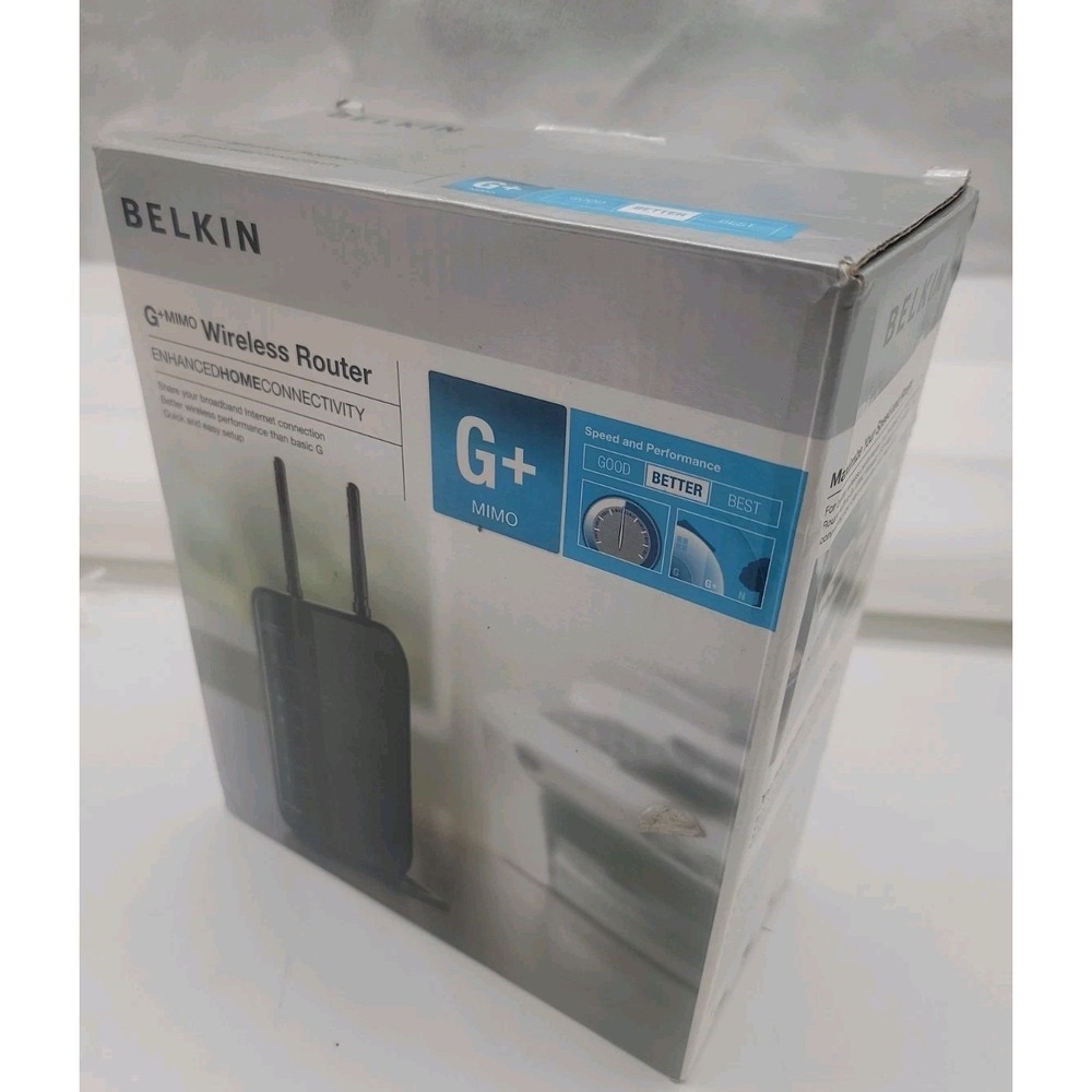 Belkin F5D9231-4 G+ MIMO Wireless 4-Port Router For Streaming  Tested!